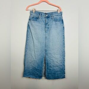 Uniqlo Women's Light Blue Denim Skirt Size 26